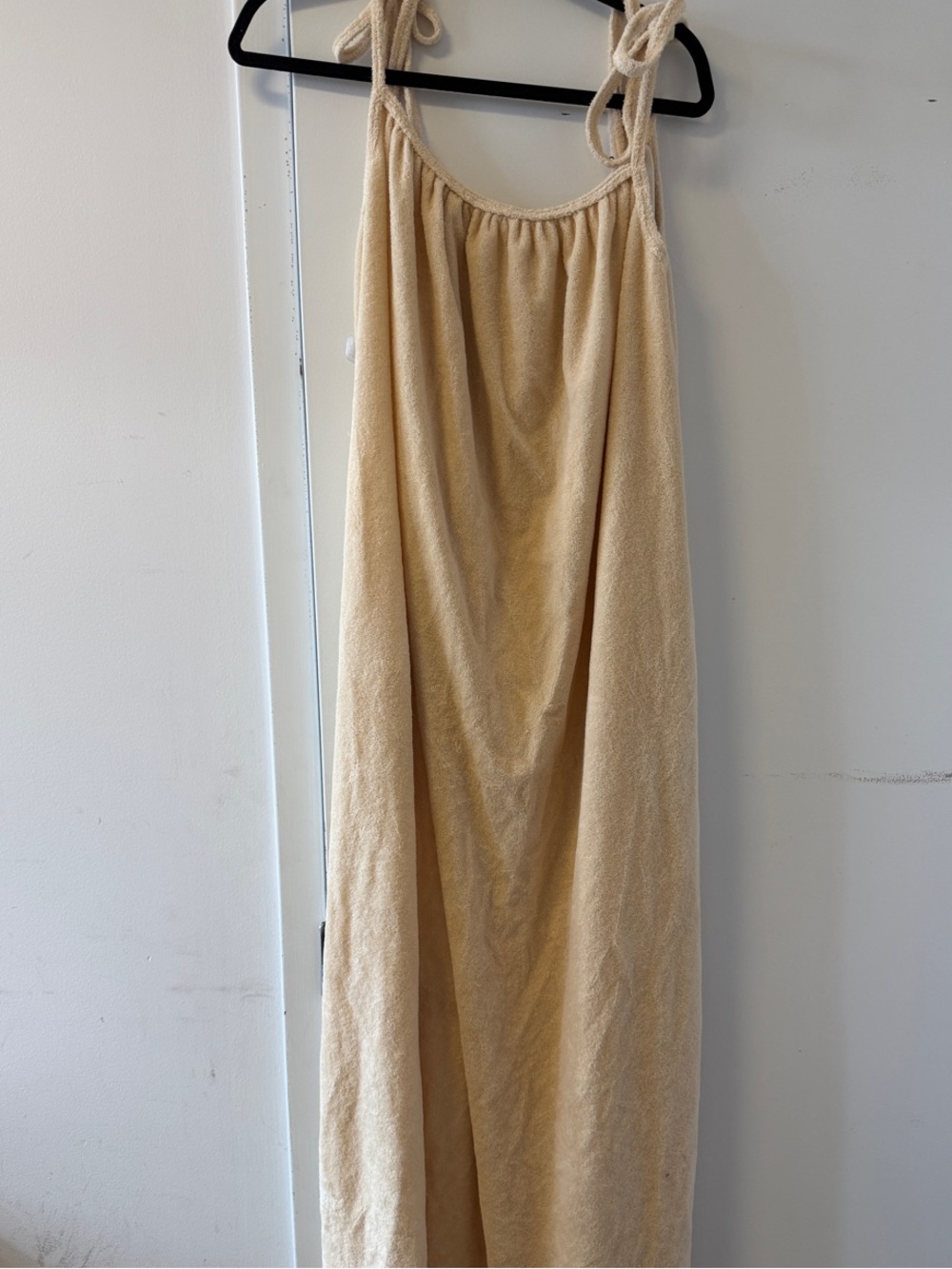 New with tags one size Women’s terry cloth  maxi dress made in Italy brand